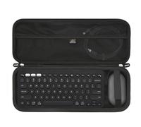 Aproca Étui de clavier compatible avec clavier Bluetooth Logitech Pebble 2 Combo/Pebble Keys 2 K380s et souris M350 i345 Noir (étui uniquement)