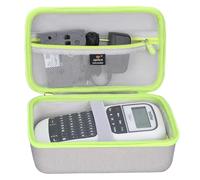 Aproca Étui de rangement rigide portable gris pour étiqueteuse portable Brother P-Touch PTH110BP et rubans d'étiquettes (étui uniquement)