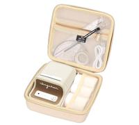 Aproca Étui de rangement rigide portable pour étiqueteuse sans encre NIIMBOT B21 et rubans d'étiquettes portables Blanc
