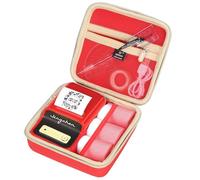 Aproca Étui de rangement rigide portable pour étiqueteuse sans encre NIIMBOT B21 et rubans d'étiquettes Rouge