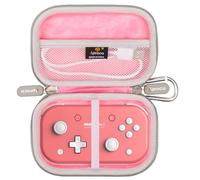 Aproca Étui de rangement rigide portable pour manette de jeu Bluetooth 8Bitdo Lite 2 et accessoires Rose