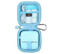 Aproca Étui de rangement rigide portable pour mini imprimante cabaro autocollante, imprimante thermique et rouleaux de papier