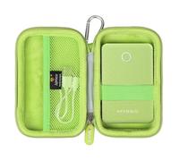 Aproca Étui de rangement rigide vert pour Miisso 6000 mAh ultra fin avec câbles intégrés, chargeur portable