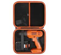 Aproca Étui de transport rigide pour perceuse/visseuse sans fil Black+Decker 20 V MAX