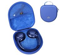 Aproca Étui de voyage rigide pour casque Soundcore Anker Life Q20 Hybrid Active Noise Cancelling Bleu