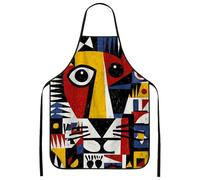 Apron Art Abstrait Du Lion Unisex Professionnel Tabliers Étanche Tablier Cuisine Pour Cuisson École Jardinage
