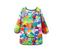 Apron for Art Projects, Multipurpose Smock for Kids, Adjustable Kids Painting Apron, Waterproof Smock for Toddler, Paint Smock for Young Artists, Kids Protective Painting Apron for Kids Ages 1-8, L,