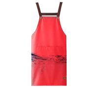 Aprons for Women - Elegant Kitchen Garments, Adjustable Cooking Smocks for Home Restaurant, Pocket Workwear with Dust-Shield Protection, Salon Uniforms, Chef Apparel for Cafe and Nail Studio