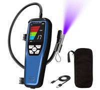 Aprvtio ALD-100 Détecteur de Fuites Réfrigérant, 3000mAh Batteries Rechargeables, Grand écran de 2,8 inch, Alarmes Visuelles et Sonores, Freon Détecteur pour R32, R134a, R454B, R410A