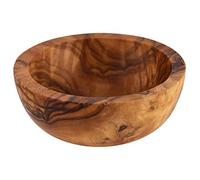APS 1024 Lot de 4 bols Olive en bois d'olivier Ø 6 cm H 2 cm (chaque pièce est unique. La couleur et le grain peuvent varier)