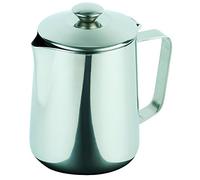 APS 10322 Cafetière/théière, avec couvercle rabattable, Ø 9 cm, hauteur 14 cm, 0,6 litre, acier inoxydable, extérieur poli miroir