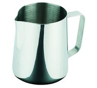 APS 10331 Pot à lait/pot universel, Ø 12 cm, hauteur 16,5 cm, 1,3 litre, acier inoxydable, extérieur poli miroir, graduation à l'intérieur