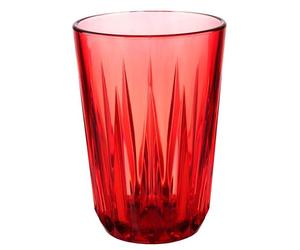 APS 10510 Gobelet CRYSTAL, 150 ml, Tritan, réutilisable, incassable, Made in Germany, rouge