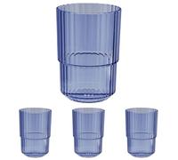 APS 10588 Linea Gobelet en Tritan incassable sans BPA 400 ml Fabriqué en Allemagne (Lot de 4)