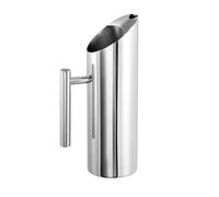 APS 10695 Carafe à eau/Pitcher Ø 9 cm, H 27,5 cm, 1,2 l, acier inoxydable 18/8, argenté