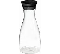 APS 10766 Carafe en verre, Ø 9,5 cm, H : 29 cm, avec couvercle en inox/silicone, 1 litre