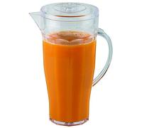 APS 10776 Carafe à jus/eau, Ø 14 cm, H: 29 cm, 2,5 litres, MS, transparent