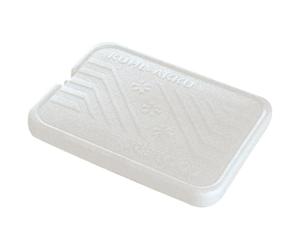 APS 10791 Accumulateur de Froid, 25 x 19 cm, H : 2,5 cm, polyéthylène, Blanc, rempli de Liquide réfrigérant