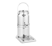 APS 10830 Pot à lait -TOP FRESH-, 21 x 32 cm, H : 39 cm, acier inoxydable 18/8, 1 accumulateur de froid dans le socle