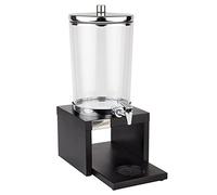 APS 10872 Distributeur de jus -BRIDGE-, 31 x 20 cm, H : 42 cm, 4 litres, acier inoxydable 18/8, SAN, hêtre massif, couleur wengé
