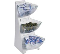 APS 11444 APS Portionsspender MULTI RACK, 3-stufig, Edelstahl