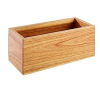 APS 11625 Table Caddy, 23 x 10 cm, hauteur 10 cm, dimensions intérieures 21,5 x 8 cm, bois d'acacia