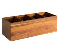APS 11649 Woody Boîte en bois Marron 14 x 36 x 12,5 cm