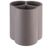 APS 11750 "Element Range-couverts en béton avec 3 compartiments Gris 13 x 13 cm Hauteur 14,5 cm Dessous n'abîme pas les meubles