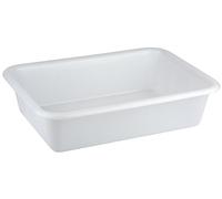 APS 11940 Bac, cuvette universelle, polyéthylène, 25 litres, 61 x 44 x 15 cm, blanc, fabriqué en Allemagne