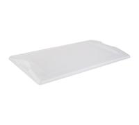 APS 11964 Couvercle pour bac à couverts GN 1/1, 53 x 32,5 cm, hauteur 4 cm, polypropylène, transparent, compatible avec les articles 11954, 11955, 11960