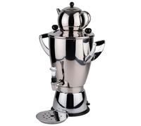 APS 12315 Samovar, théière, 6 litres, 35 x 21 cm, hauteur 58 cm, acier inoxydable 18/10, polyamide