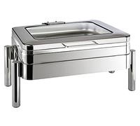 APS 12352 Chafing Dish GN 1/1 - Premium, 9 litres, en Acier Inoxydable 18/8, 66 x 48 x 33 cm, 1 Support, 1 bac à Eau