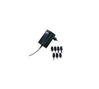 Bloc d'alimentation universel ANSMANN APS 1500 / pour multiples appareils électriques de 3 à 12 Volts / utilisable dans le monde entier / livré avec 7 connecteurs interchangeables de sortie différents / jusqu'à 1500mA max.