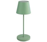 APS 17001 "MERLE Lampe de table sans fil USB-C, température de couleur et luminosité réglables, étanche aux éclaboussures IP 54, avec station d’accueil et télécommande, vert menthe