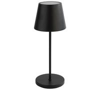 APS 17002 « MERLE » Lampe de table sans fil USB-C, température de couleur et luminosité réglables, étanche aux éclaboussures IP 54, avec station d’accueil et télécommande, noir