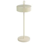 APS 17003 « CLEO » Lampe de table sans fil USB-C, réglable en température de couleur et en luminosité, étanche aux éclaboussures IP 54, avec station d’accueil et télécommande, blanc murmure