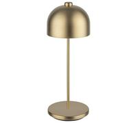 APS 17052 "JOSEF Kabellose USB-C Tischleuchte, Fartemperatur und Helligkeit einstellbar, spritzwasssergeschützt IP 54, inkl. Dockinstation und Fernbedienung, champagner