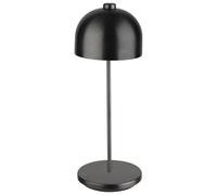 APS 17053 "JOSEF Kabellose USB-C Tischleuchte, Fartemperatur und Helligkeit einstellbar, spritzwasssergeschützt IP 54, inkl. Dockinstation und Fernbedienung, gunmetal