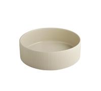 APS 19043 Bol THE GRID - Porcelaine, Ø 26 cm, 2,5 litres, couleur sable, empilable