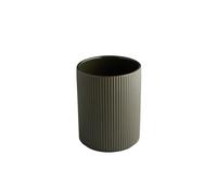 APS 19070 Pot à sauce THE GRID - Porcelaine, Ø 12,5 cm, 1,3 litre, couleur mud (marron), empilable