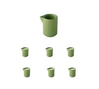 APS 19101 Verseuse THE GRID - porcelaine sauge, 40 ml, Ø 4,5 cm, empilable, lot de 6