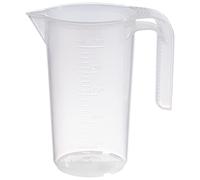 APS 30059 Gobelet gradué 0,25 litre, Ø 7 x H : 12 cm, gobelet en plastique avec graduation en relief à l'extérieur, poignée ouverte, graduation en ml, lavable au lave-vaisselle