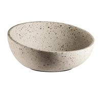 APS 30082 Coupe décorative/corbeille à fruits TERRAZZO - Béton, Ø 29,5 cm, H : 8,5/14,5 cm, 2,5 litres, aspect terrazzo