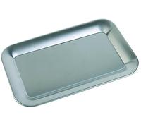 APS 30118 Plateau de service « KAFFEEHAUS », 21,5 x 13 cm, hauteur 1,5 cm, acier inoxydable
