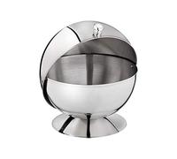 APS 33 Sucrier Boule Inox 13, 5cm Acier Inoxydable, Argent, 9 x 12 x 16 cm