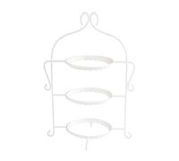 APS 33200 Romantic Portant de service en acier inoxydable Blanc 16 x 22,5 x 32 cm