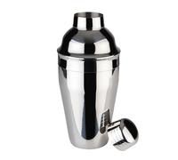 APS 36010 Shaker "CLASSIC", Ø 8,5 cm, hauteur 20 cm, 0,5 litre, acier inoxydable, poli miroir, contient : gobelet en acier inoxydable, tamis, couvercle