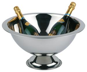 APS 36046 Refroidisseur de Champagne, Acier Inoxydable, Argent, 9 x 12 x 16 cm