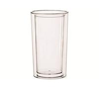 APS 36063 Refroidisseur de bouteilles « PURE », Ø extérieur 13,5 cm/intérieur 10,5 cm, hauteur 23 cm, double paroi, plastique (SAN), transparent, fabriqué en Allemagne