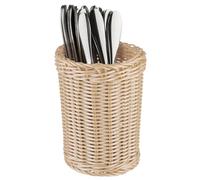 APS Germany – Panier à couverts CF300 – rotin polypropylène – beige Ø120 mm